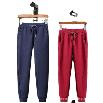 Comfortable  full size M~5XL Wholesale Unisex blank jogger pants Lounge wear Cotton with or without fleece for young or students